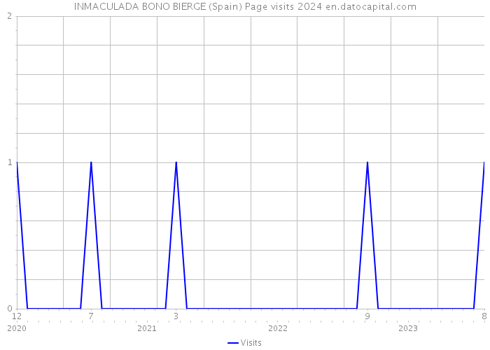 INMACULADA BONO BIERGE (Spain) Page visits 2024 