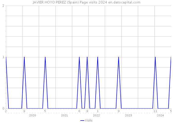 JAVIER HOYO PEREZ (Spain) Page visits 2024 