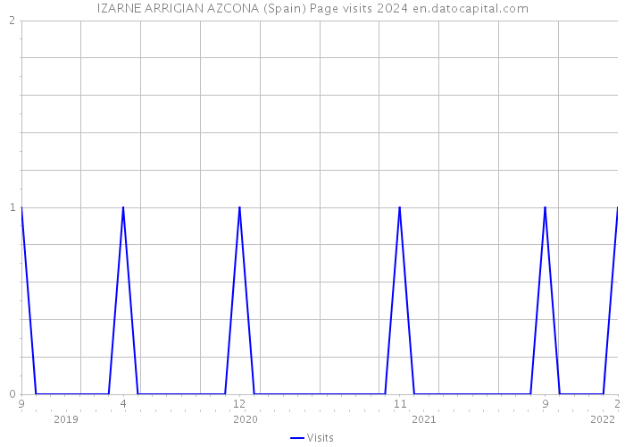 IZARNE ARRIGIAN AZCONA (Spain) Page visits 2024 