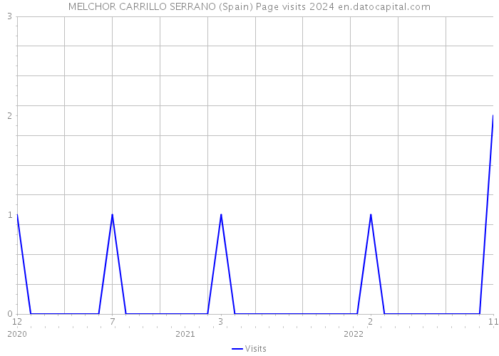 MELCHOR CARRILLO SERRANO (Spain) Page visits 2024 