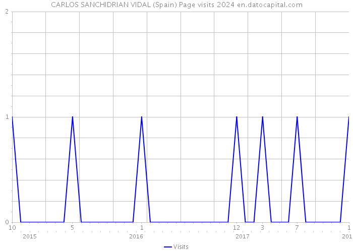CARLOS SANCHIDRIAN VIDAL (Spain) Page visits 2024 