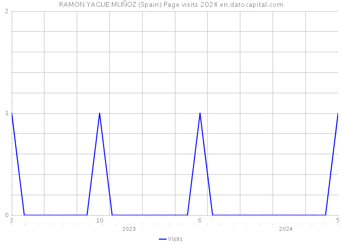 RAMON YAGUE MUÑOZ (Spain) Page visits 2024 
