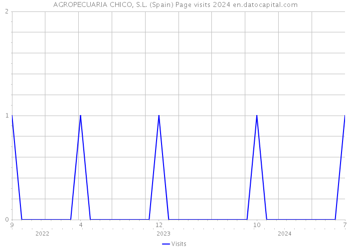  AGROPECUARIA CHICO, S.L. (Spain) Page visits 2024 