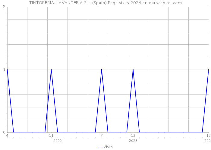 TINTORERIA-LAVANDERIA S.L. (Spain) Page visits 2024 