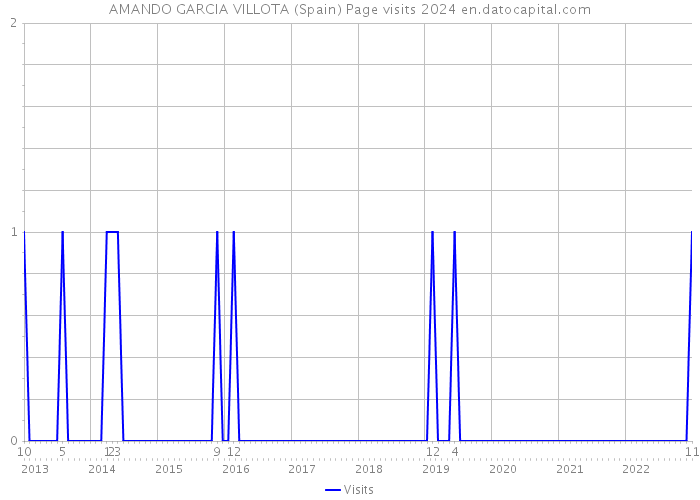 AMANDO GARCIA VILLOTA (Spain) Page visits 2024 