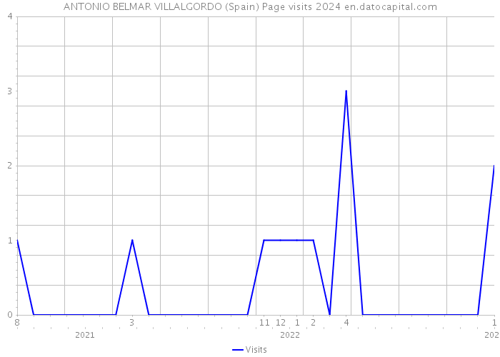 ANTONIO BELMAR VILLALGORDO (Spain) Page visits 2024 
