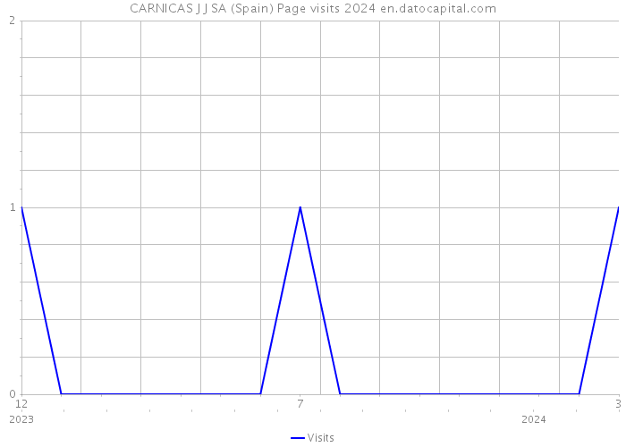 CARNICAS J J SA (Spain) Page visits 2024 