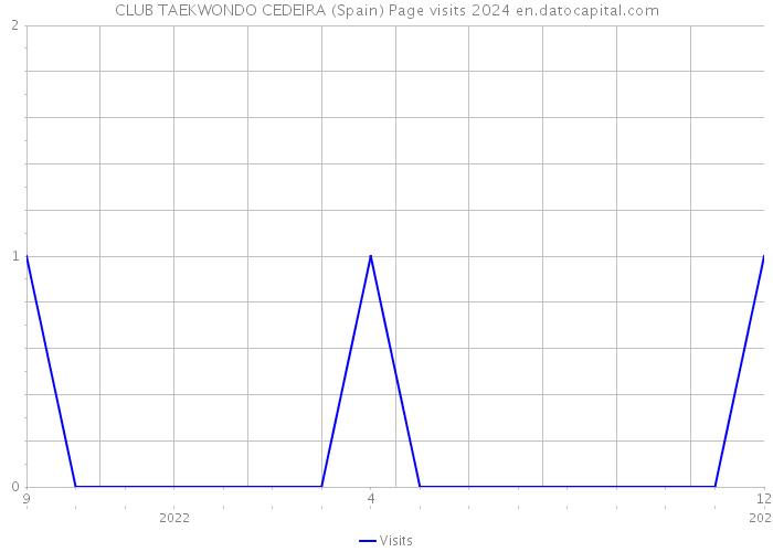 CLUB TAEKWONDO CEDEIRA (Spain) Page visits 2024 