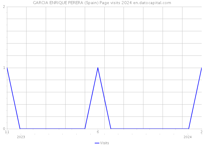 GARCIA ENRIQUE PERERA (Spain) Page visits 2024 