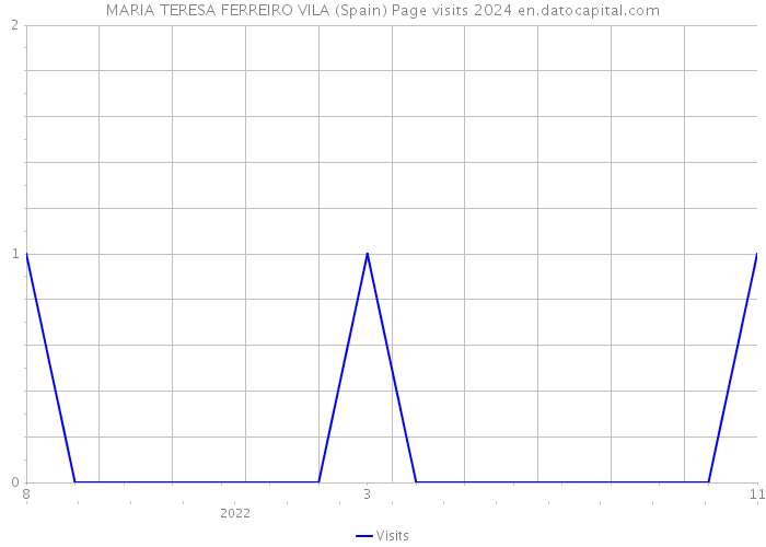 MARIA TERESA FERREIRO VILA (Spain) Page visits 2024 