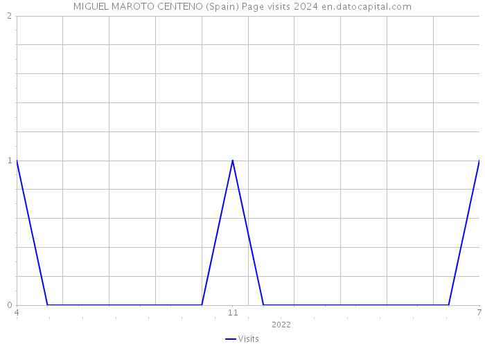 MIGUEL MAROTO CENTENO (Spain) Page visits 2024 