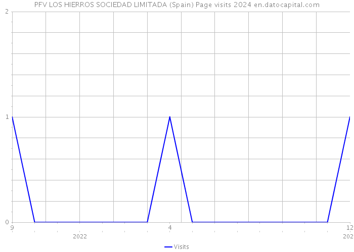 PFV LOS HIERROS SOCIEDAD LIMITADA (Spain) Page visits 2024 