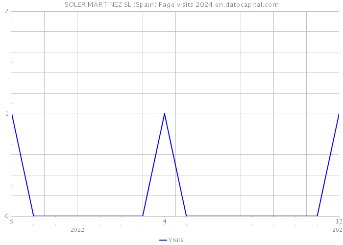 SOLER MARTINEZ SL (Spain) Page visits 2024 