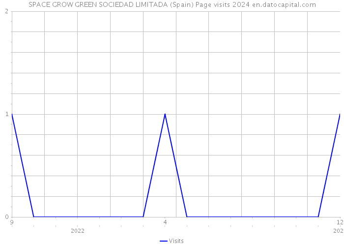 SPACE GROW GREEN SOCIEDAD LIMITADA (Spain) Page visits 2024 