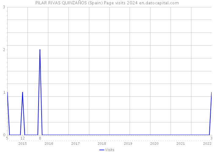 PILAR RIVAS QUINZAÑOS (Spain) Page visits 2024 