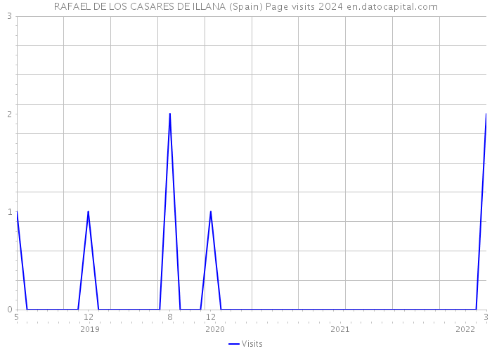 RAFAEL DE LOS CASARES DE ILLANA (Spain) Page visits 2024 