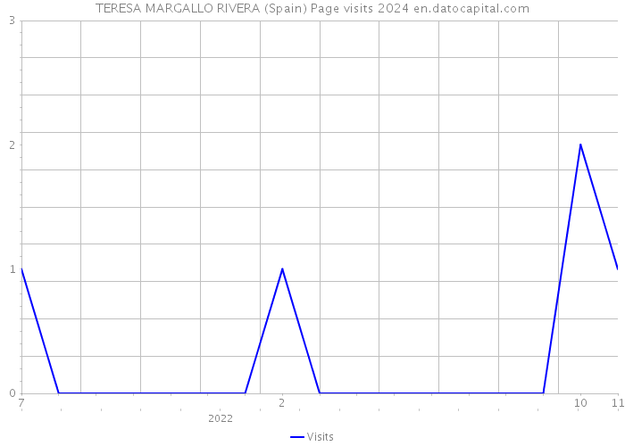 TERESA MARGALLO RIVERA (Spain) Page visits 2024 