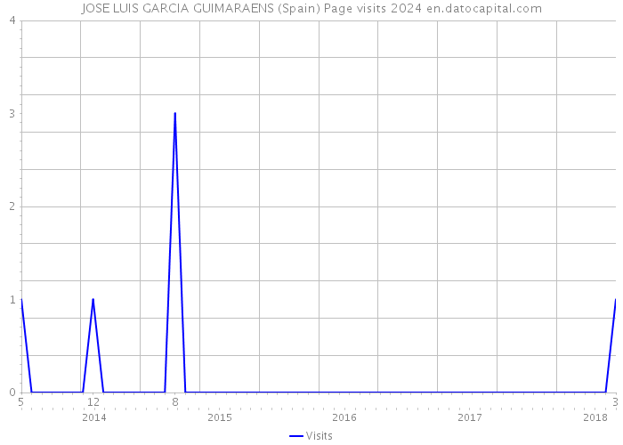 JOSE LUIS GARCIA GUIMARAENS (Spain) Page visits 2024 