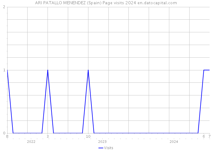 ARI PATALLO MENENDEZ (Spain) Page visits 2024 