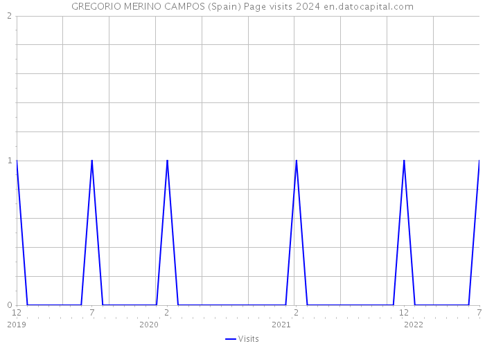 GREGORIO MERINO CAMPOS (Spain) Page visits 2024 