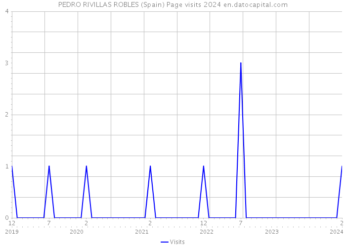 PEDRO RIVILLAS ROBLES (Spain) Page visits 2024 