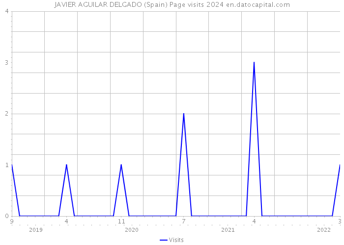 JAVIER AGUILAR DELGADO (Spain) Page visits 2024 