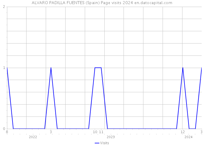 ALVARO PADILLA FUENTES (Spain) Page visits 2024 