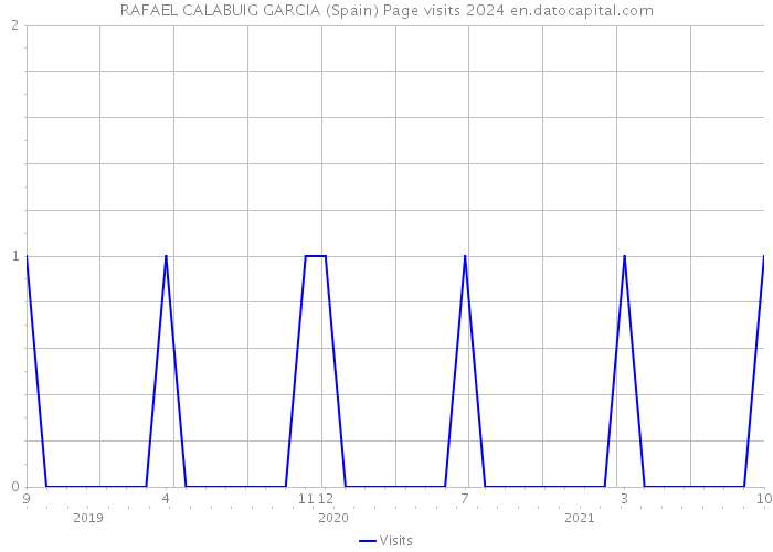 RAFAEL CALABUIG GARCIA (Spain) Page visits 2024 