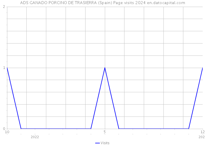 ADS GANADO PORCINO DE TRASIERRA (Spain) Page visits 2024 