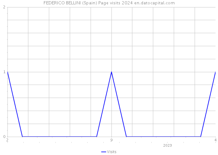 FEDERICO BELLINI (Spain) Page visits 2024 