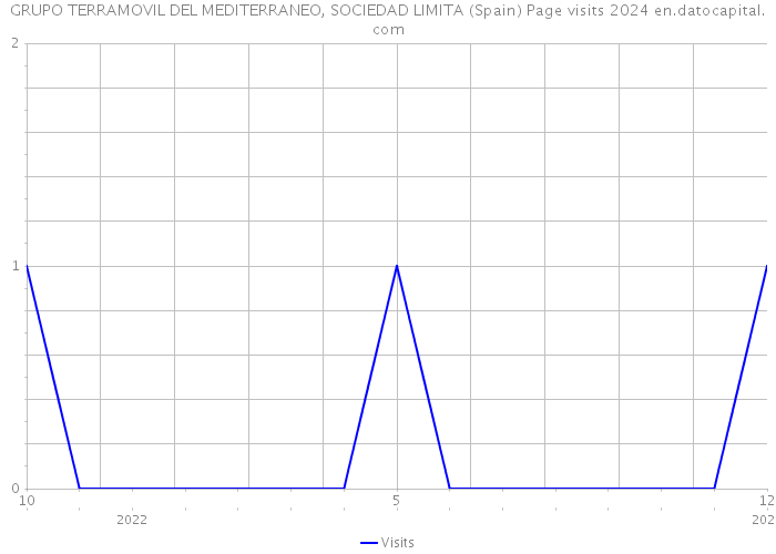 GRUPO TERRAMOVIL DEL MEDITERRANEO, SOCIEDAD LIMITA (Spain) Page visits 2024 