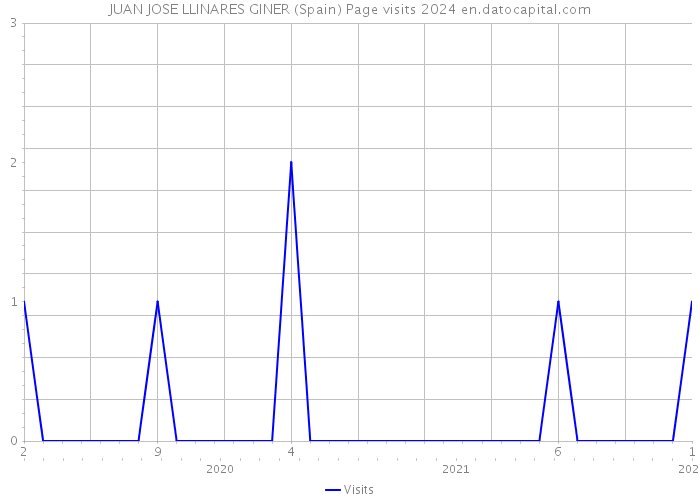 JUAN JOSE LLINARES GINER (Spain) Page visits 2024 