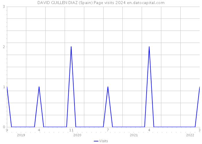 DAVID GUILLEN DIAZ (Spain) Page visits 2024 