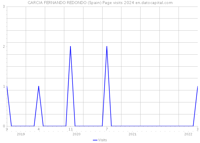 GARCIA FERNANDO REDONDO (Spain) Page visits 2024 
