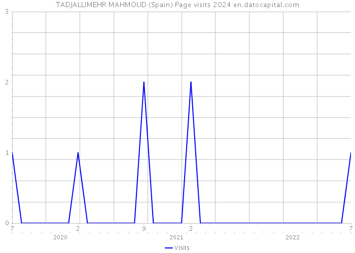 TADJALLIMEHR MAHMOUD (Spain) Page visits 2024 