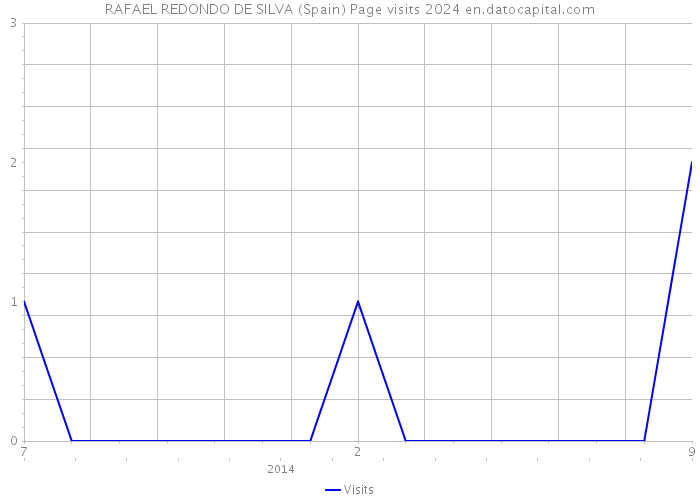 RAFAEL REDONDO DE SILVA (Spain) Page visits 2024 