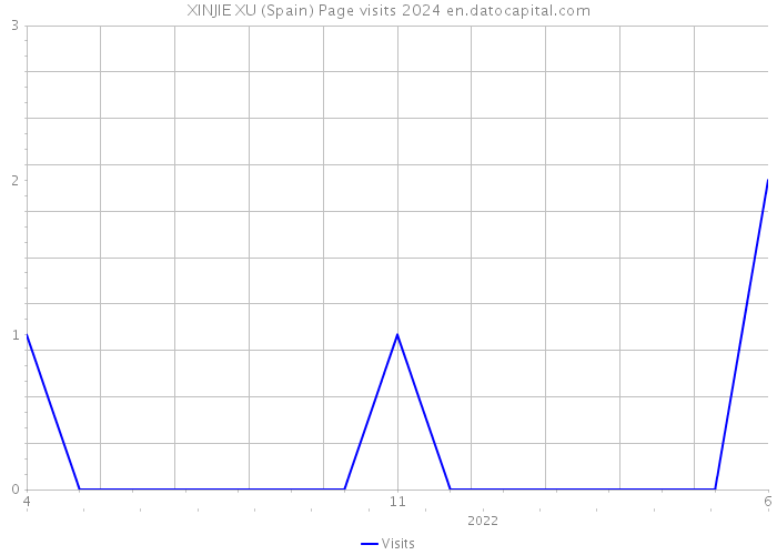 XINJIE XU (Spain) Page visits 2024 