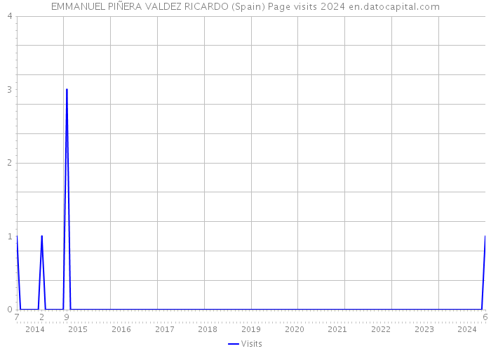 EMMANUEL PIÑERA VALDEZ RICARDO (Spain) Page visits 2024 