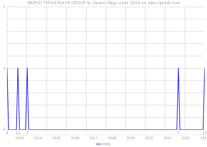 WORLD TAPAS PLACE GROUP SL (Spain) Page visits 2024 