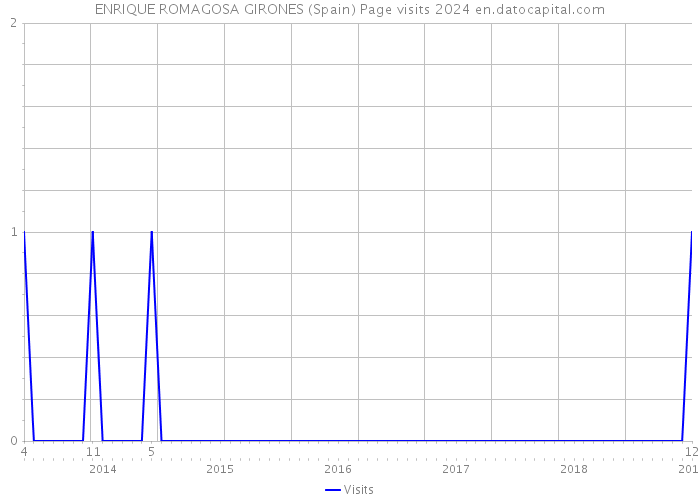 ENRIQUE ROMAGOSA GIRONES (Spain) Page visits 2024 