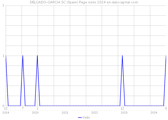 DELGADO-GARCIA SC (Spain) Page visits 2024 