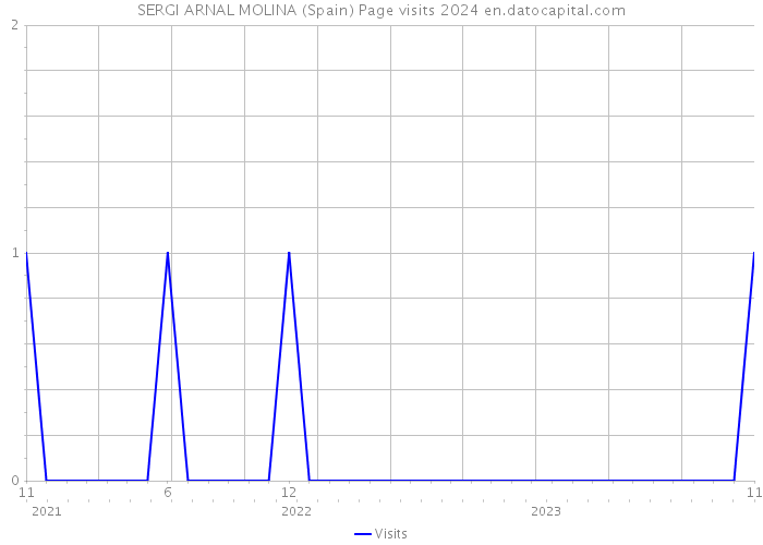 SERGI ARNAL MOLINA (Spain) Page visits 2024 