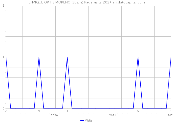 ENRIQUE ORTIZ MORENO (Spain) Page visits 2024 