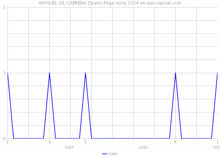 MANUEL GIL CABRERA (Spain) Page visits 2024 
