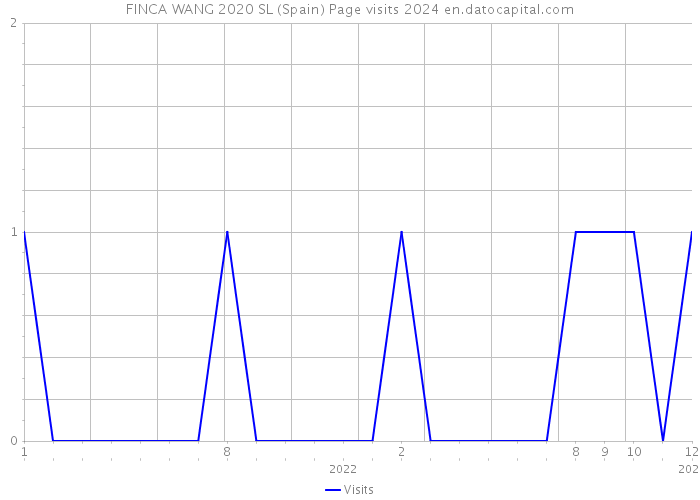 FINCA WANG 2020 SL (Spain) Page visits 2024 