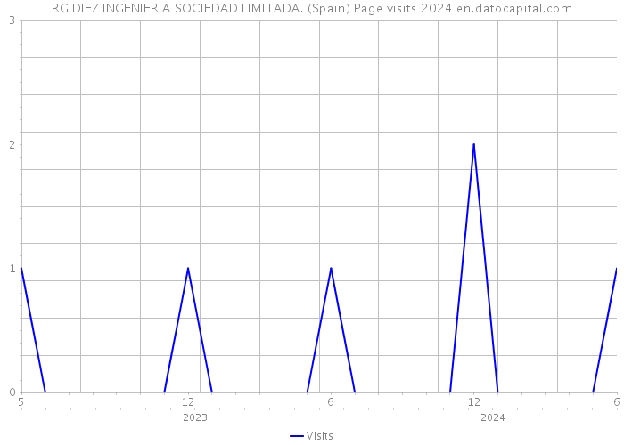 RG DIEZ INGENIERIA SOCIEDAD LIMITADA. (Spain) Page visits 2024 