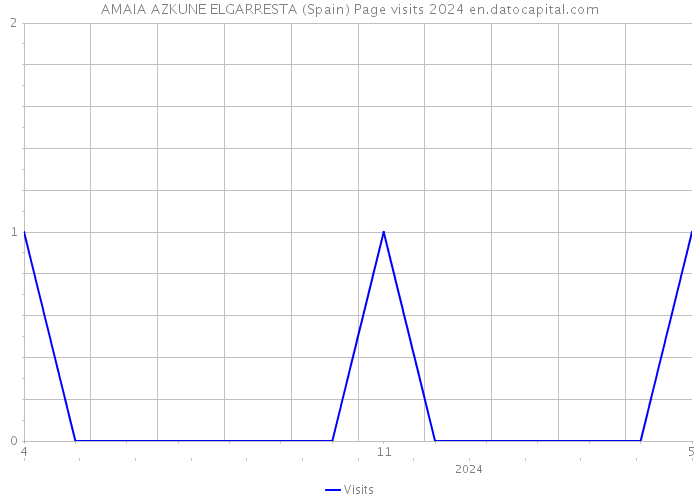 AMAIA AZKUNE ELGARRESTA (Spain) Page visits 2024 