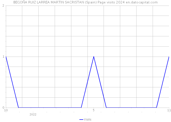 BEGOÑA RUIZ LARREA MARTIN SACRISTAN (Spain) Page visits 2024 