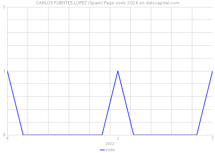 CARLOS FUENTES LOPEZ (Spain) Page visits 2024 