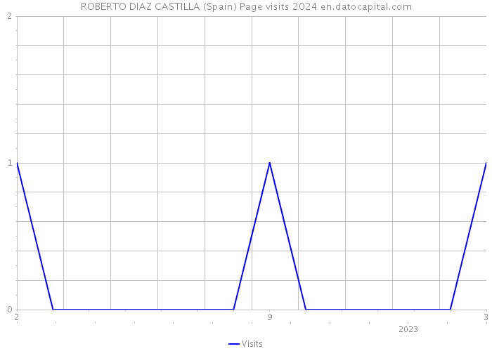 ROBERTO DIAZ CASTILLA (Spain) Page visits 2024 